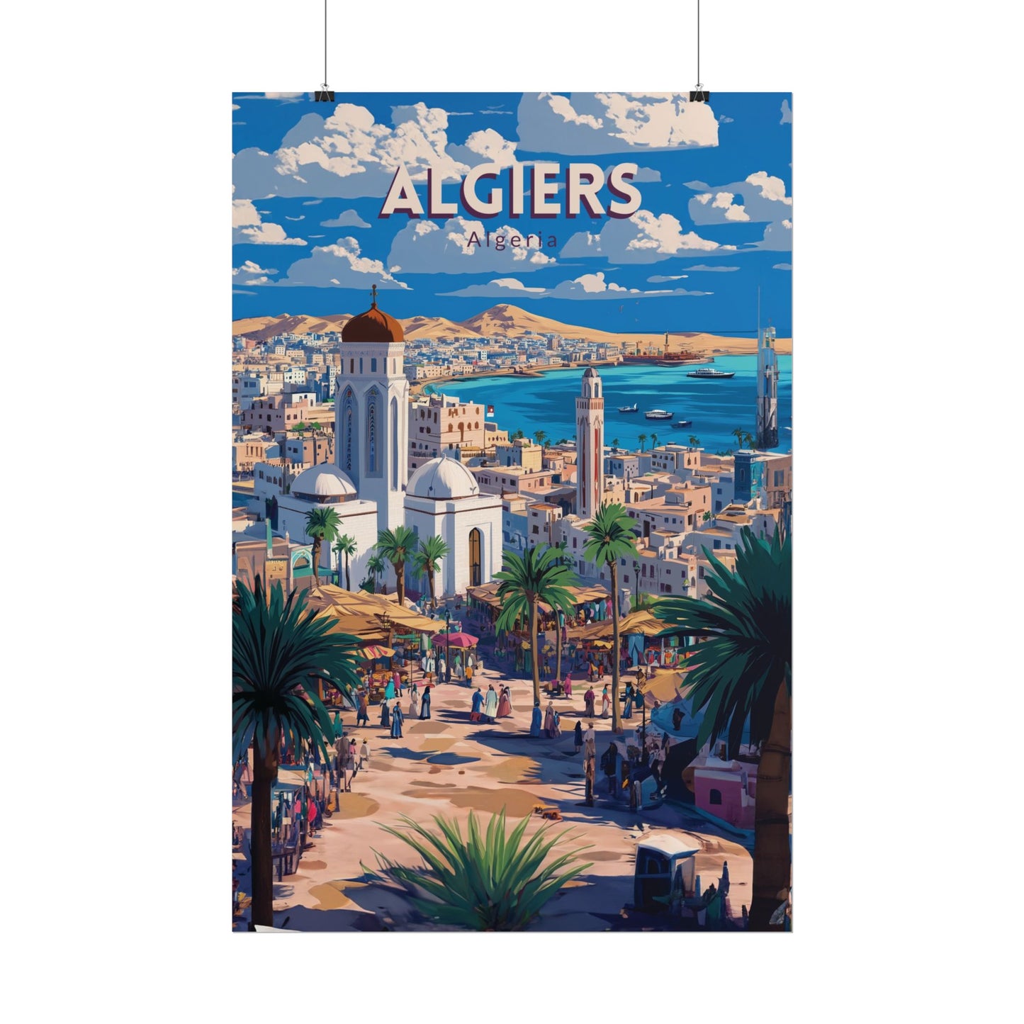 🇩🇿 Algiers - Algeria | Poster