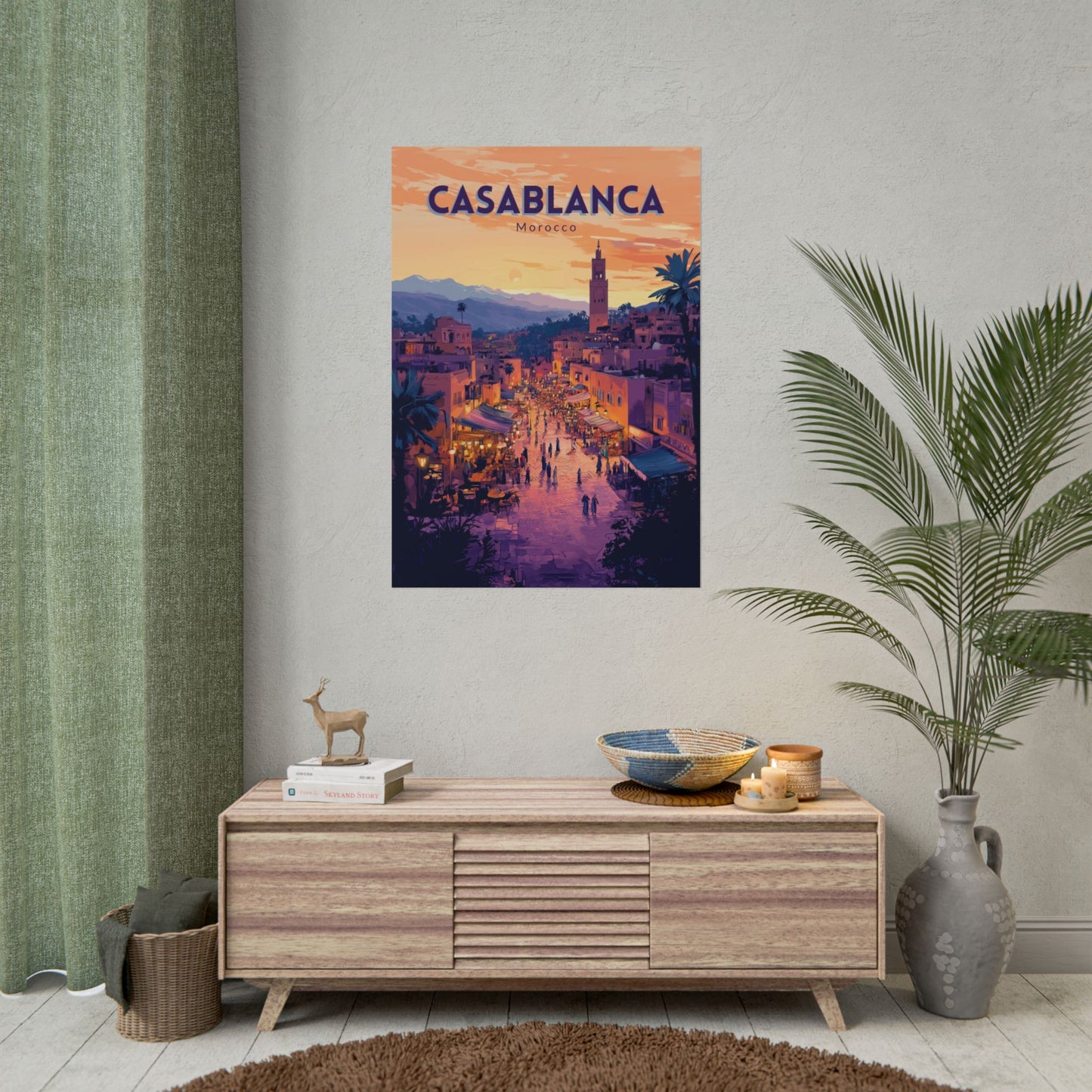 🇲🇦 Casablanca - Morocco | Poster