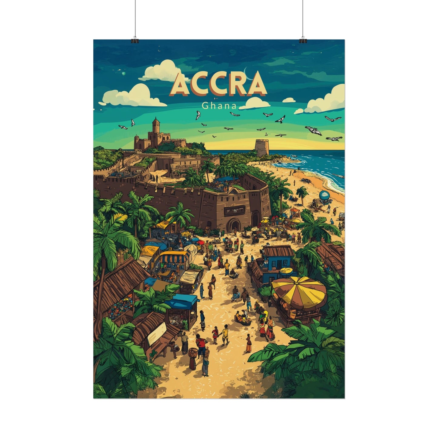 🇬🇠Accra - Ghana | Poster