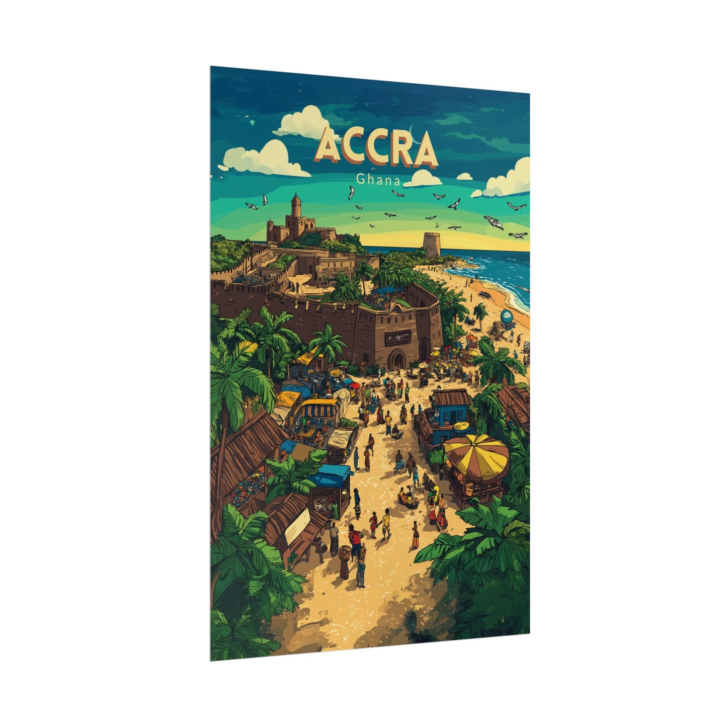🇬🇠Accra - Ghana | Poster