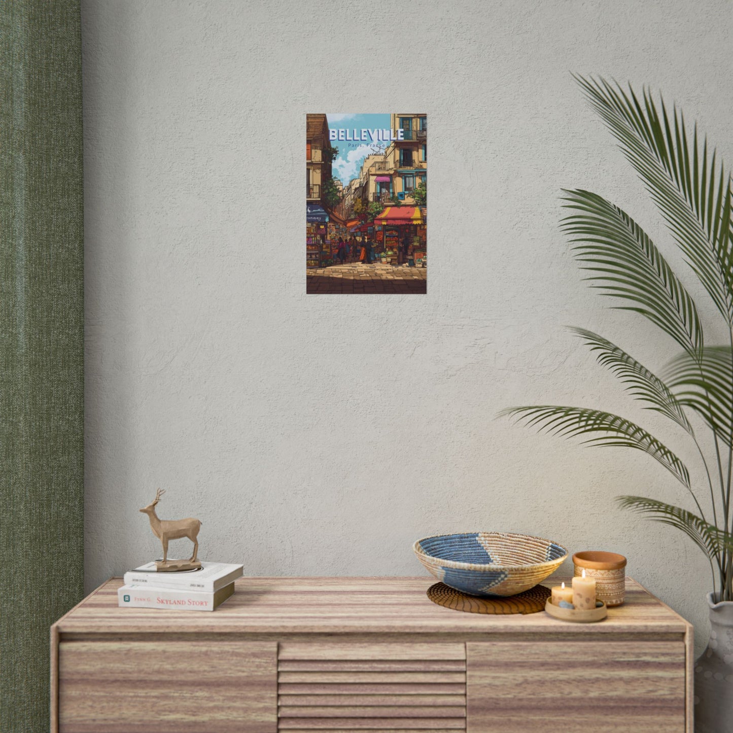 🇫🇷 Belleville, Paris - France | Poster