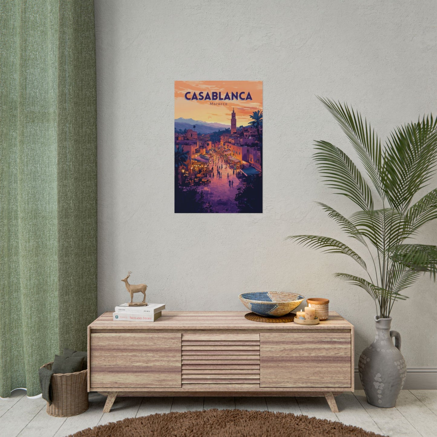 🇲🇦 Casablanca - Morocco | Poster