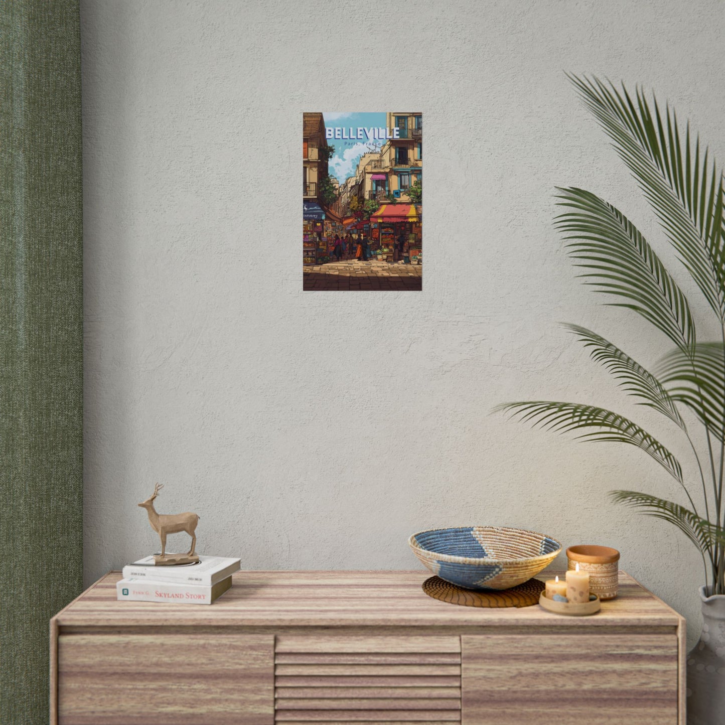 🇫🇷 Belleville, Paris - France | Poster