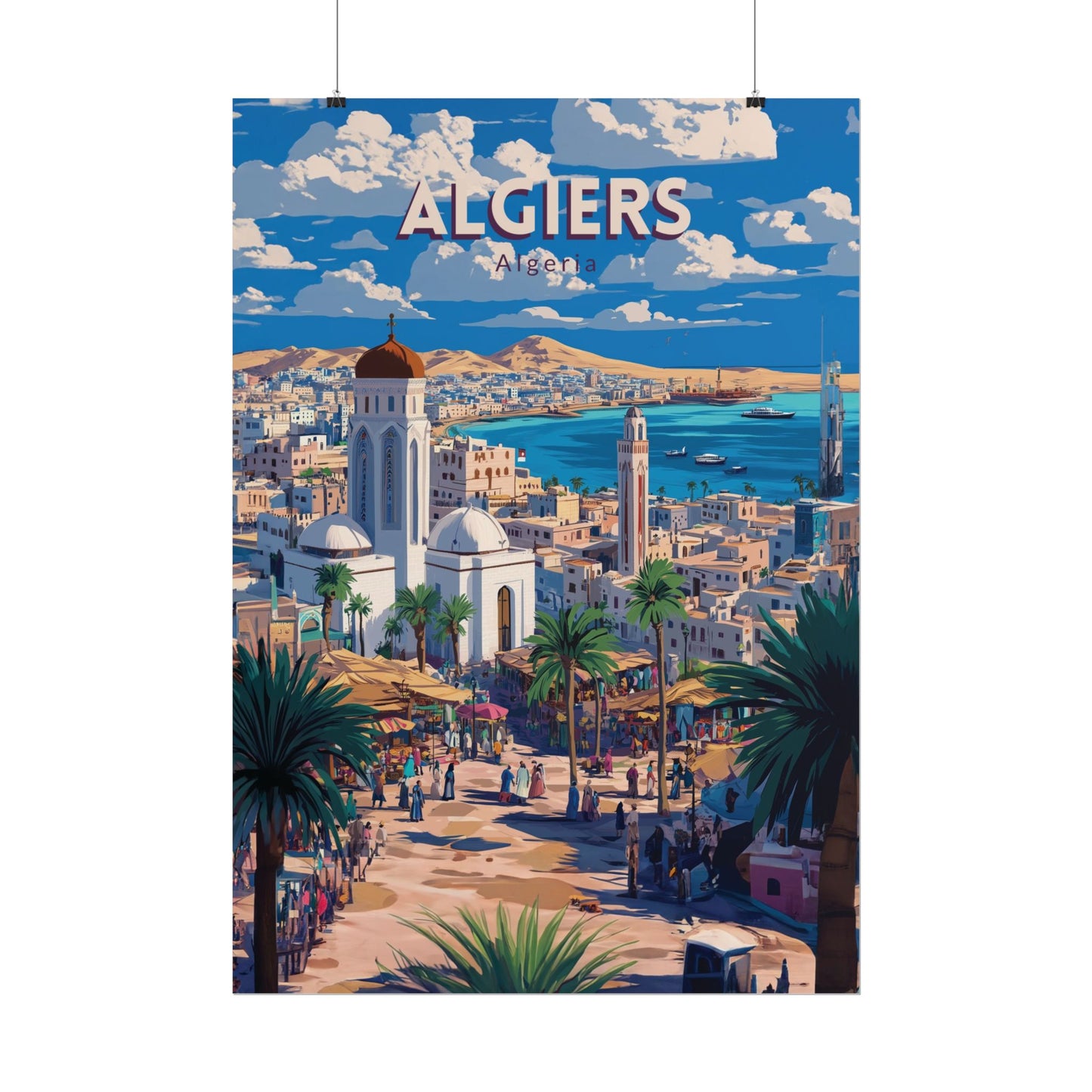 🇩🇿 Algiers - Algeria | Poster