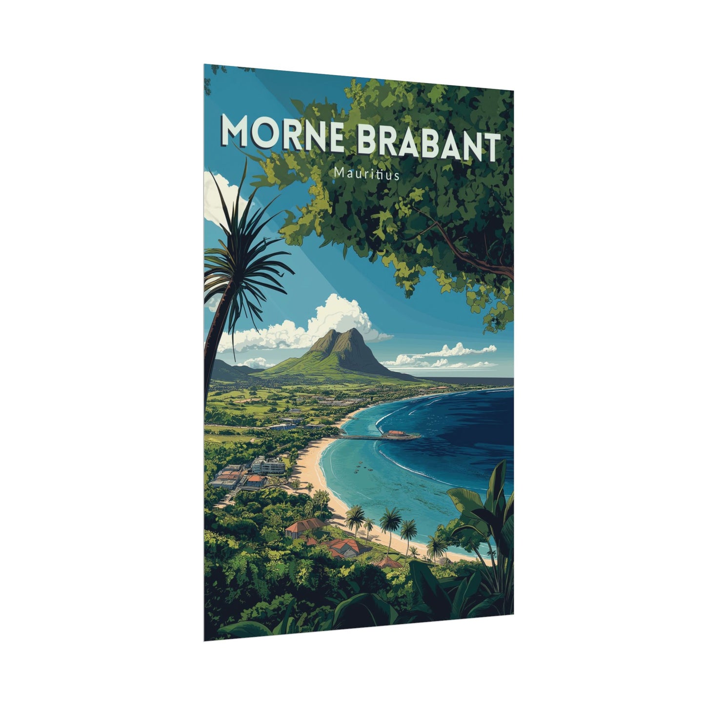 π²πΊ Morne Brabant - Mauritius ο½ Poster