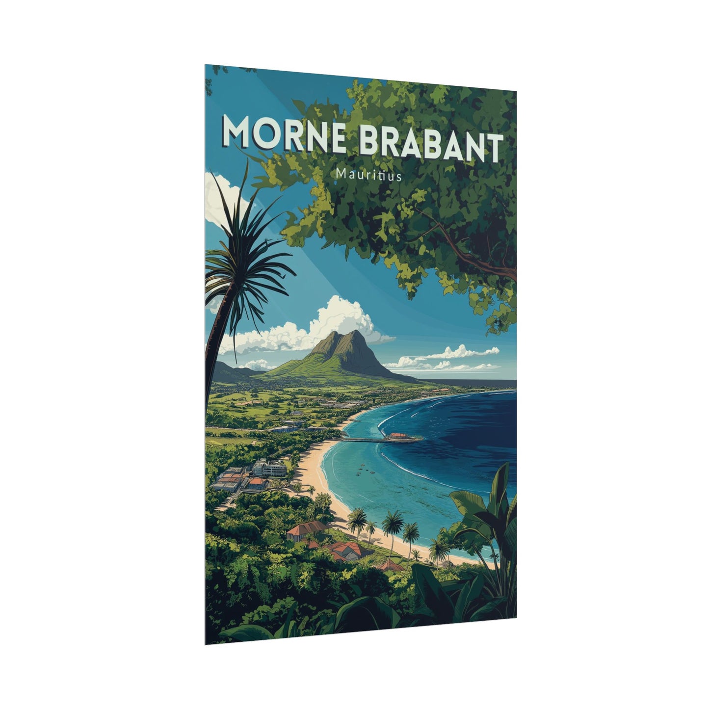 π²πΊ Morne Brabant - Mauritius ο½ Poster