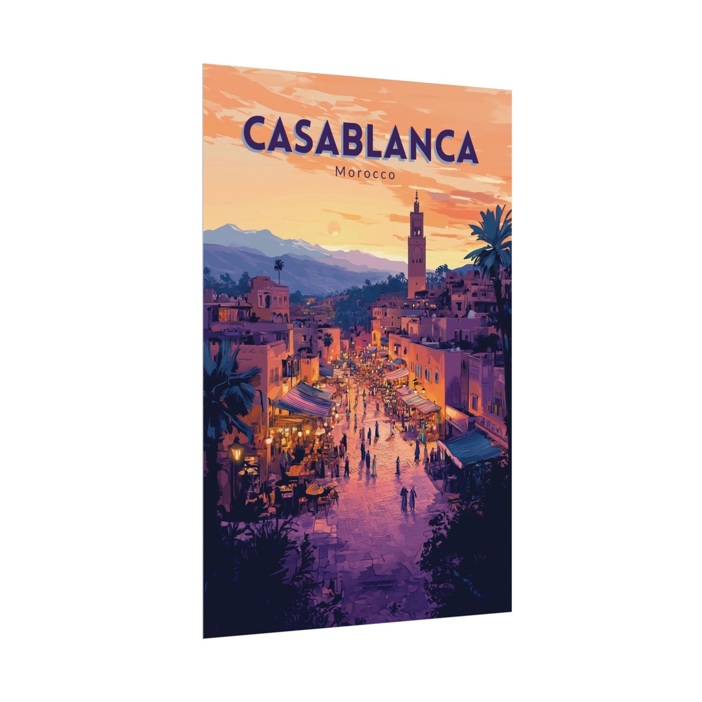 🇲🇦 Casablanca - Morocco | Poster