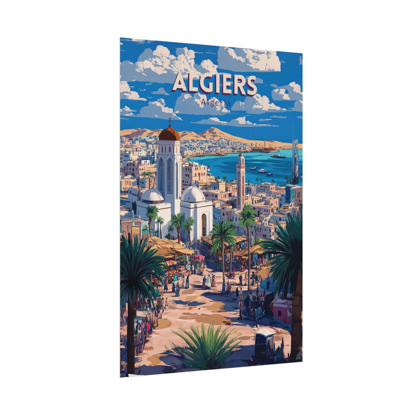 🇩🇿 Algiers - Algeria | Poster