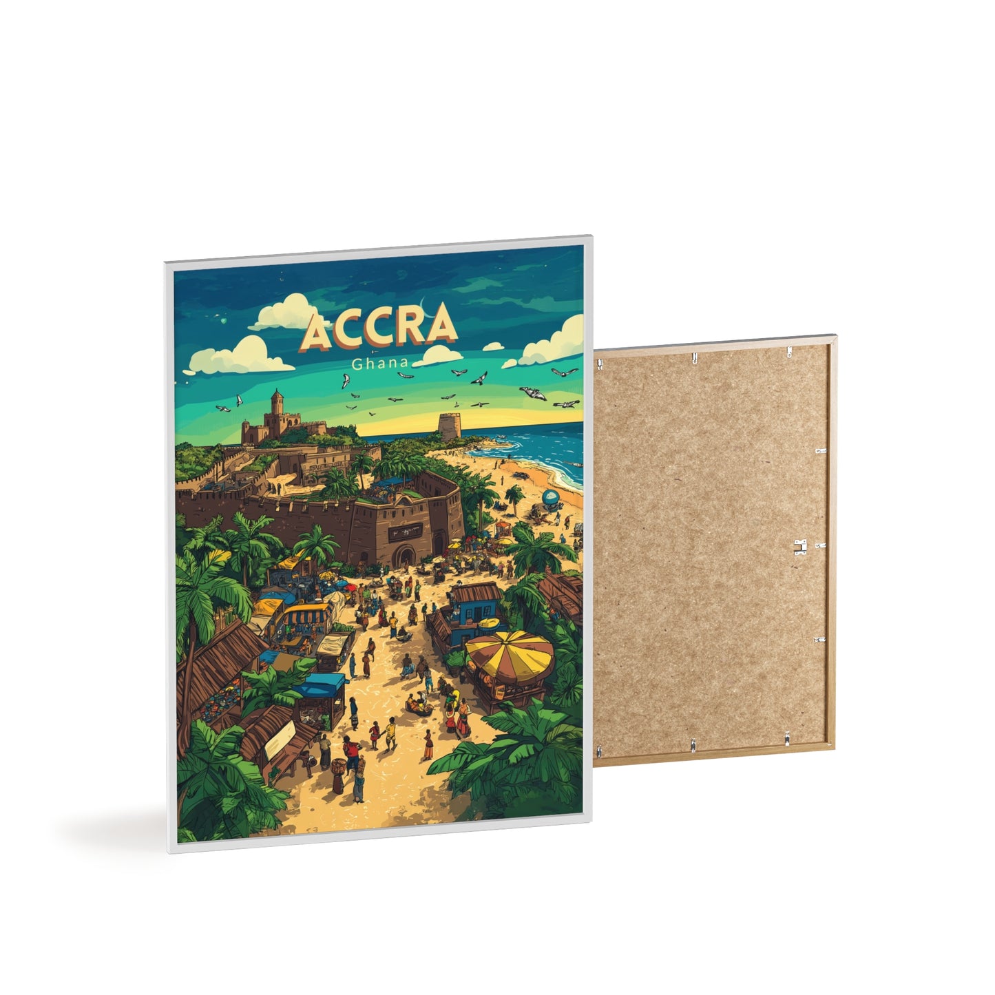 🇬🇭 Accra - Ghana ｜ Poster [FRAMED]