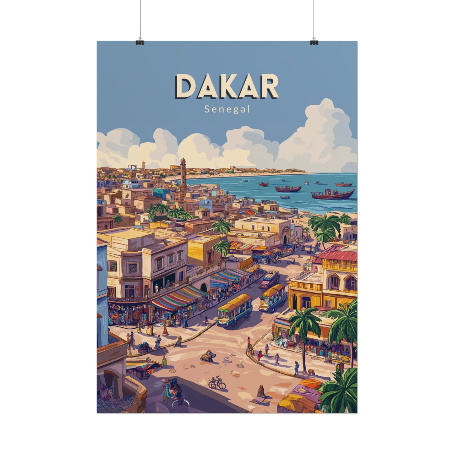 🇸🇳 Dakar - Senegal ｜ Poster