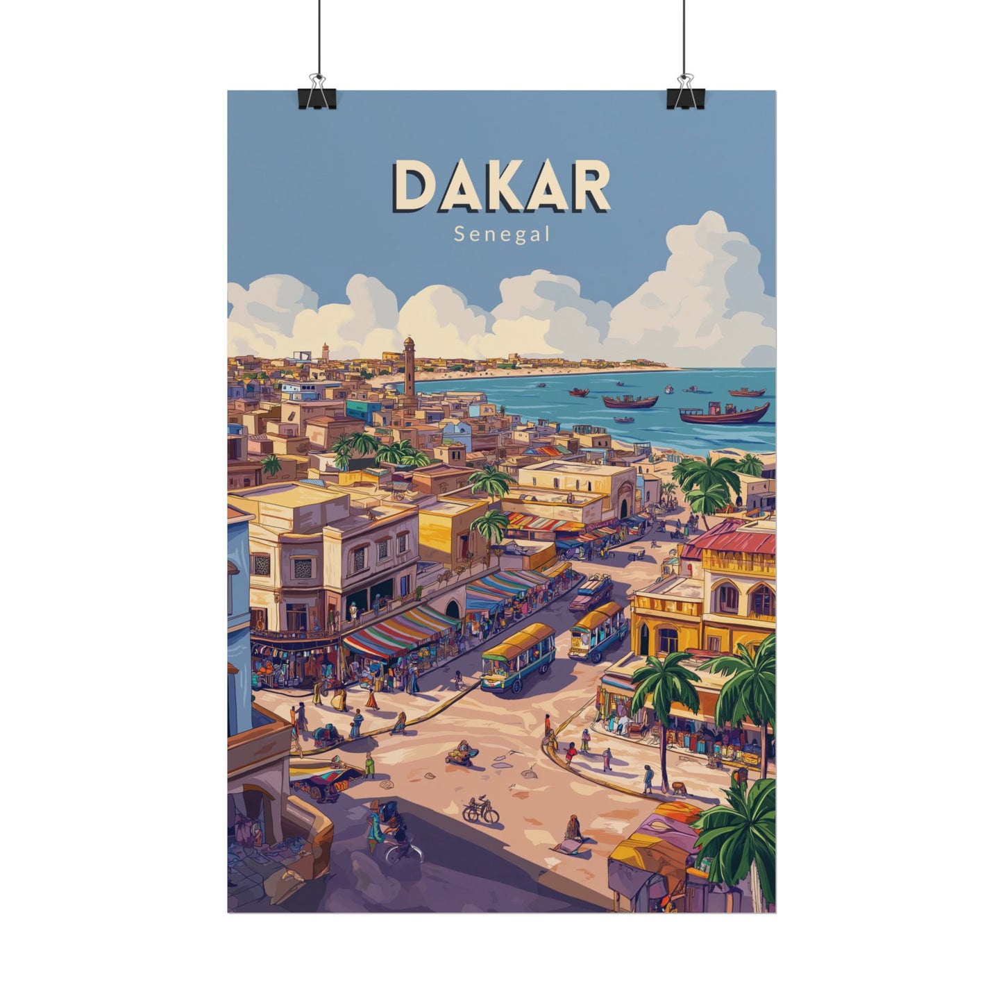 🇸🇳 Dakar - Senegal ｜ Poster