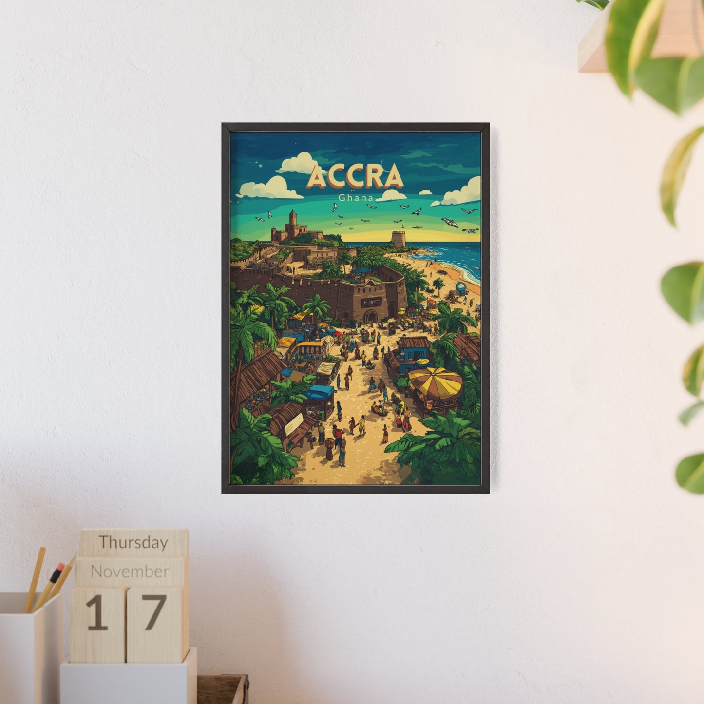 🇬🇭 Accra - Ghana ｜ Poster [FRAMED]