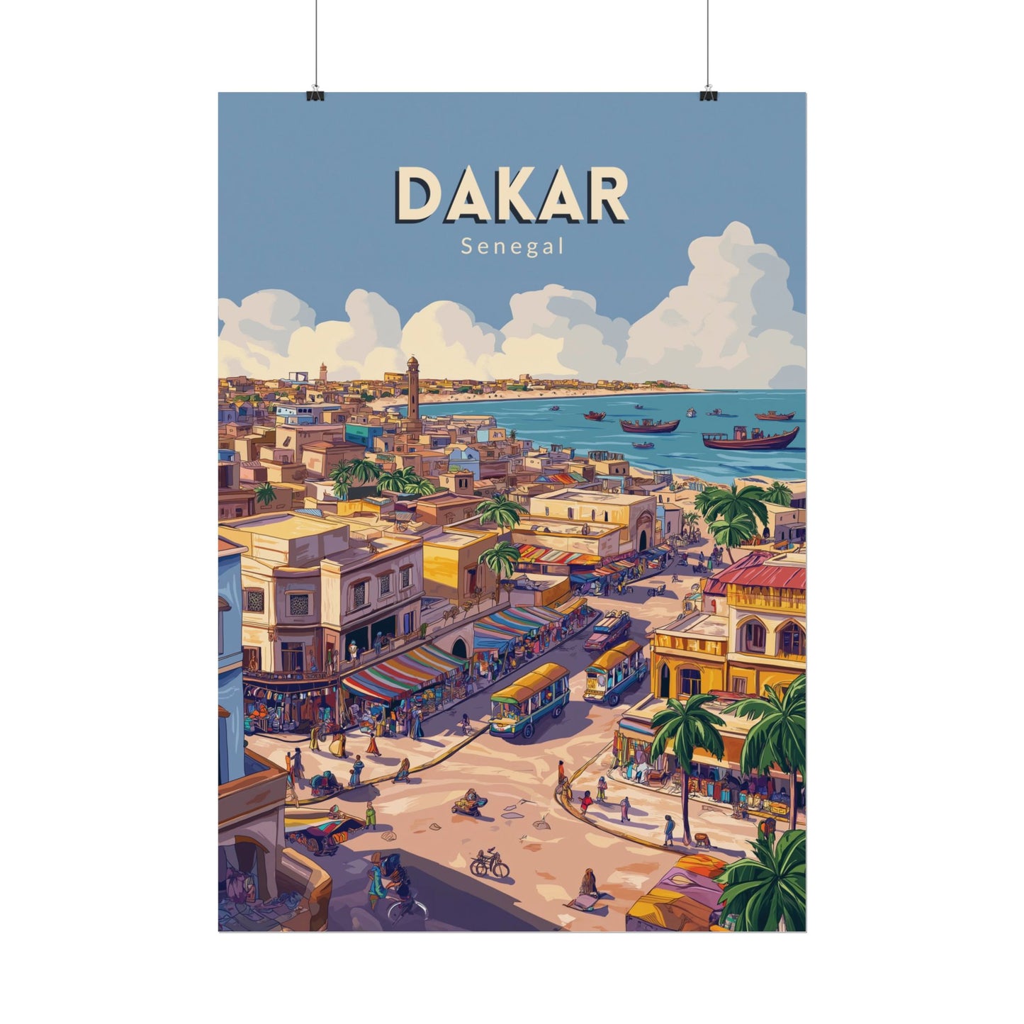 🇸🇳 Dakar - Senegal ｜ Poster