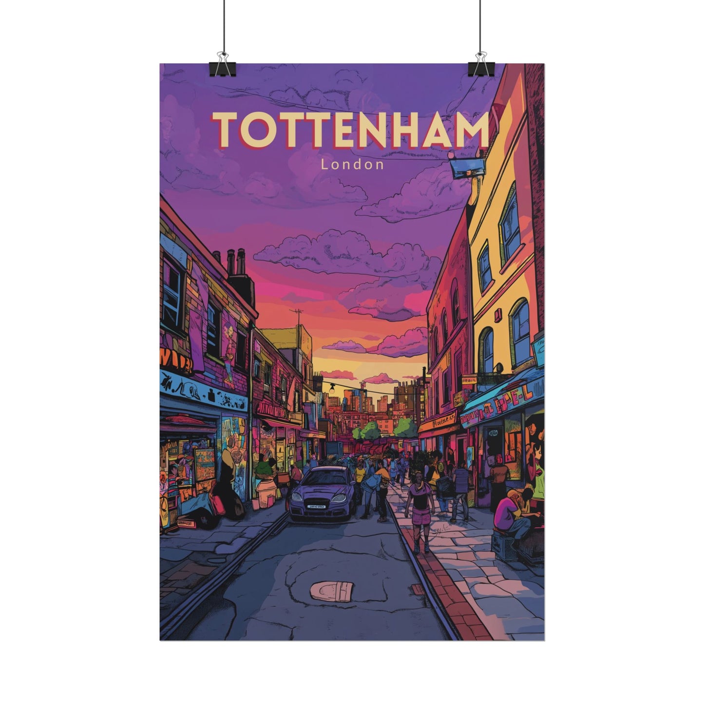 🇬🇧 Tottenham - United Kingdom ｜ Poster