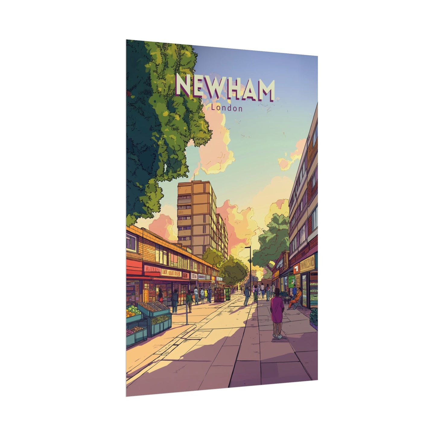 🇬🇧 Newham - United Kingdom ｜ Poster