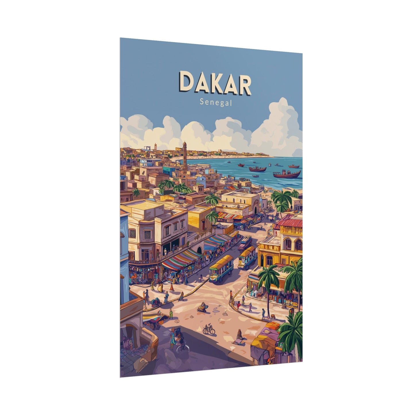 🇸🇳 Dakar - Senegal ｜ Poster