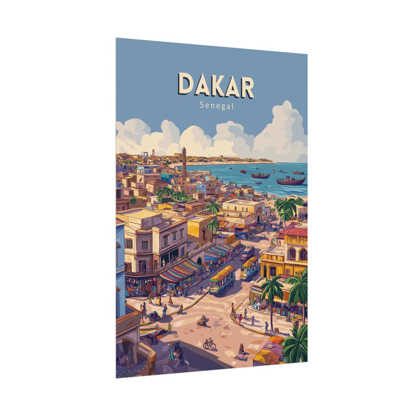 🇸🇳 Dakar - Senegal ｜ Poster
