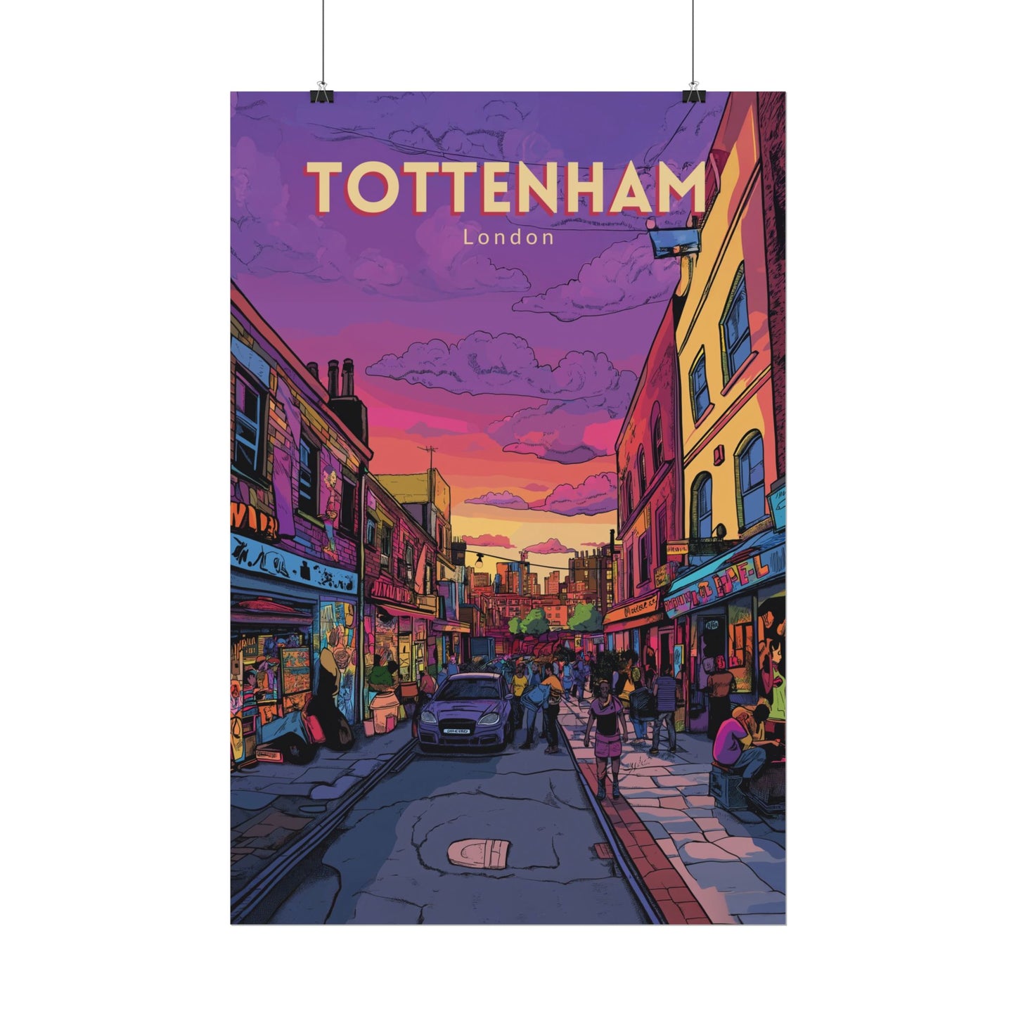 🇬🇧 Tottenham - United Kingdom ｜ Poster