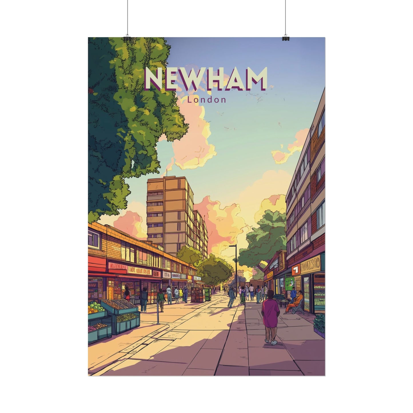 🇬🇧 Newham - United Kingdom ｜ Poster