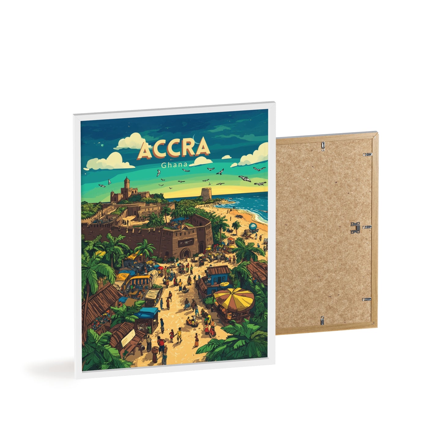 🇬🇭 Accra - Ghana ｜ Poster [FRAMED]