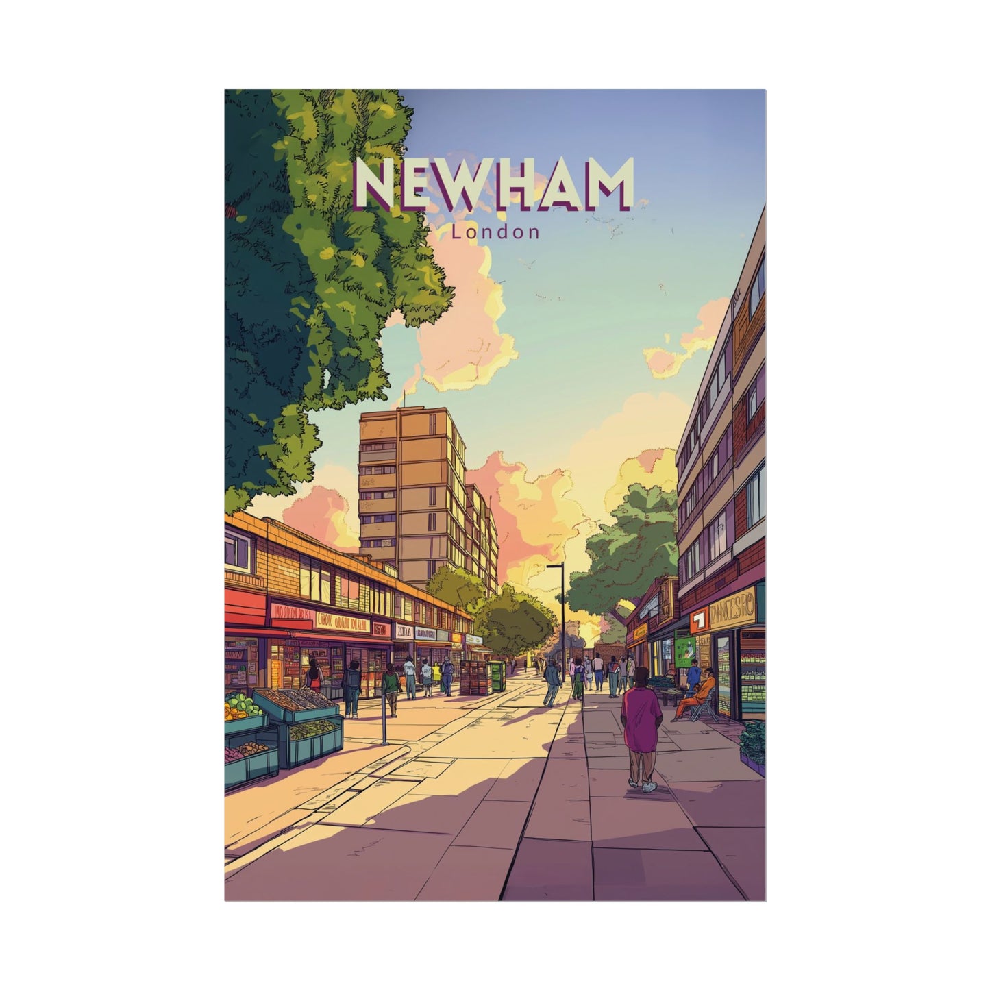 🇬🇧 Newham - United Kingdom ｜ Poster