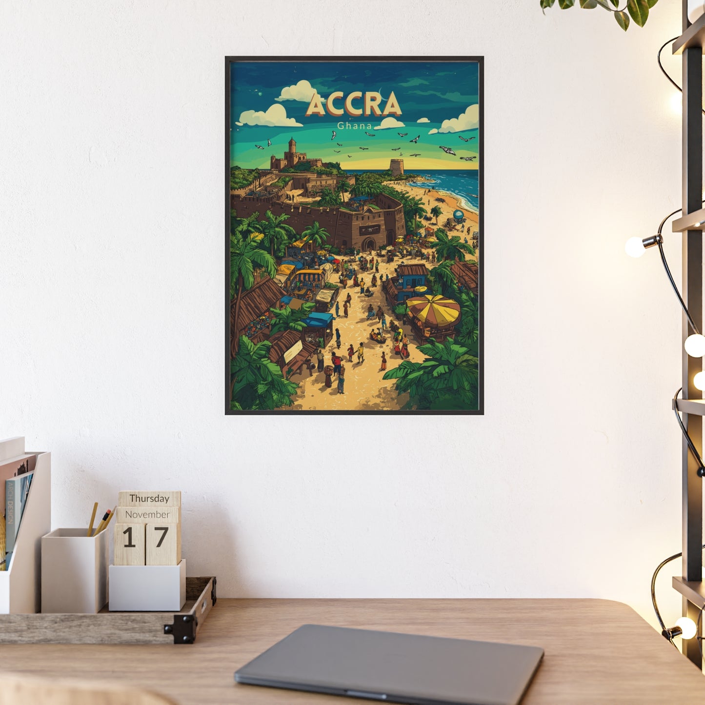 🇬🇭 Accra - Ghana ｜ Poster [FRAMED]