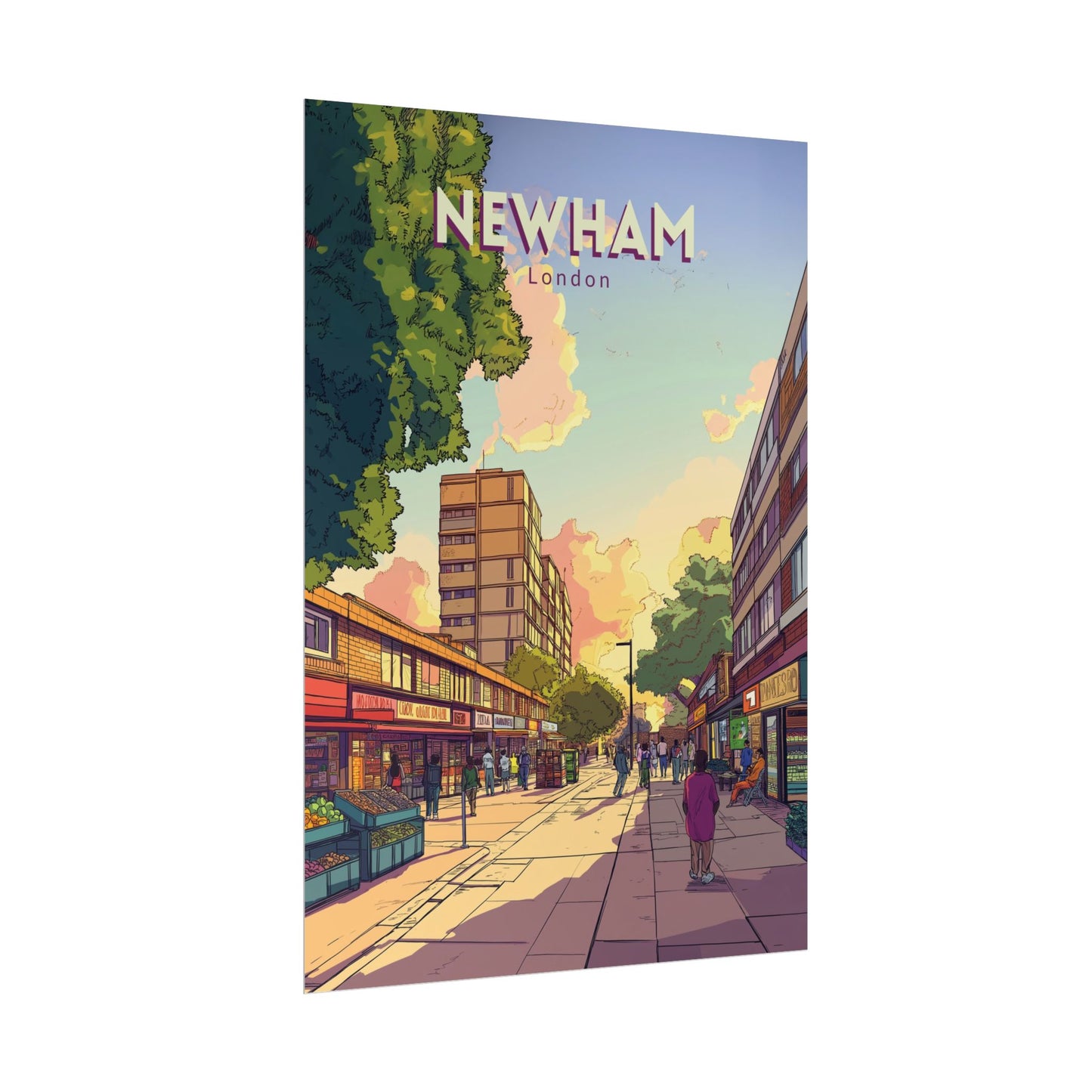 🇬🇧 Newham - United Kingdom ｜ Poster