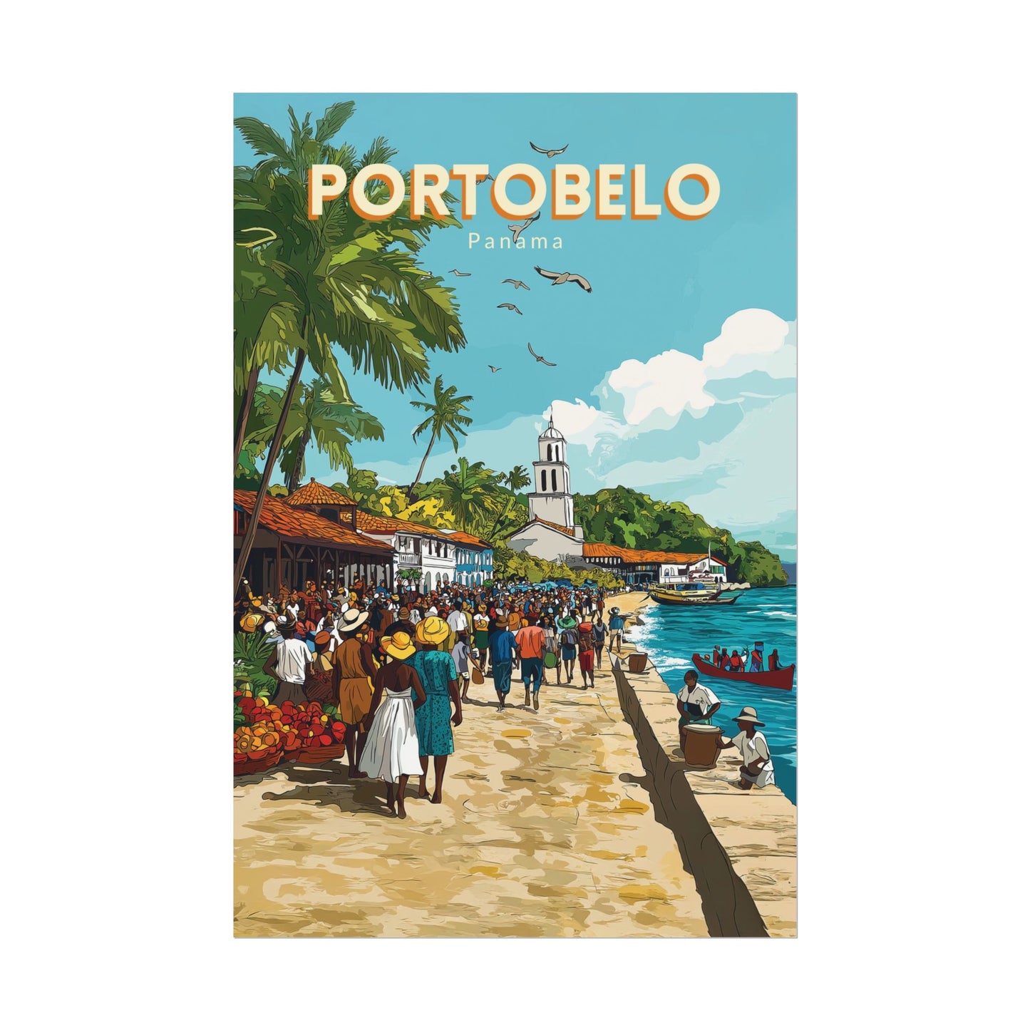 🇵🇦 Portobelo - Panama ｜ Poster