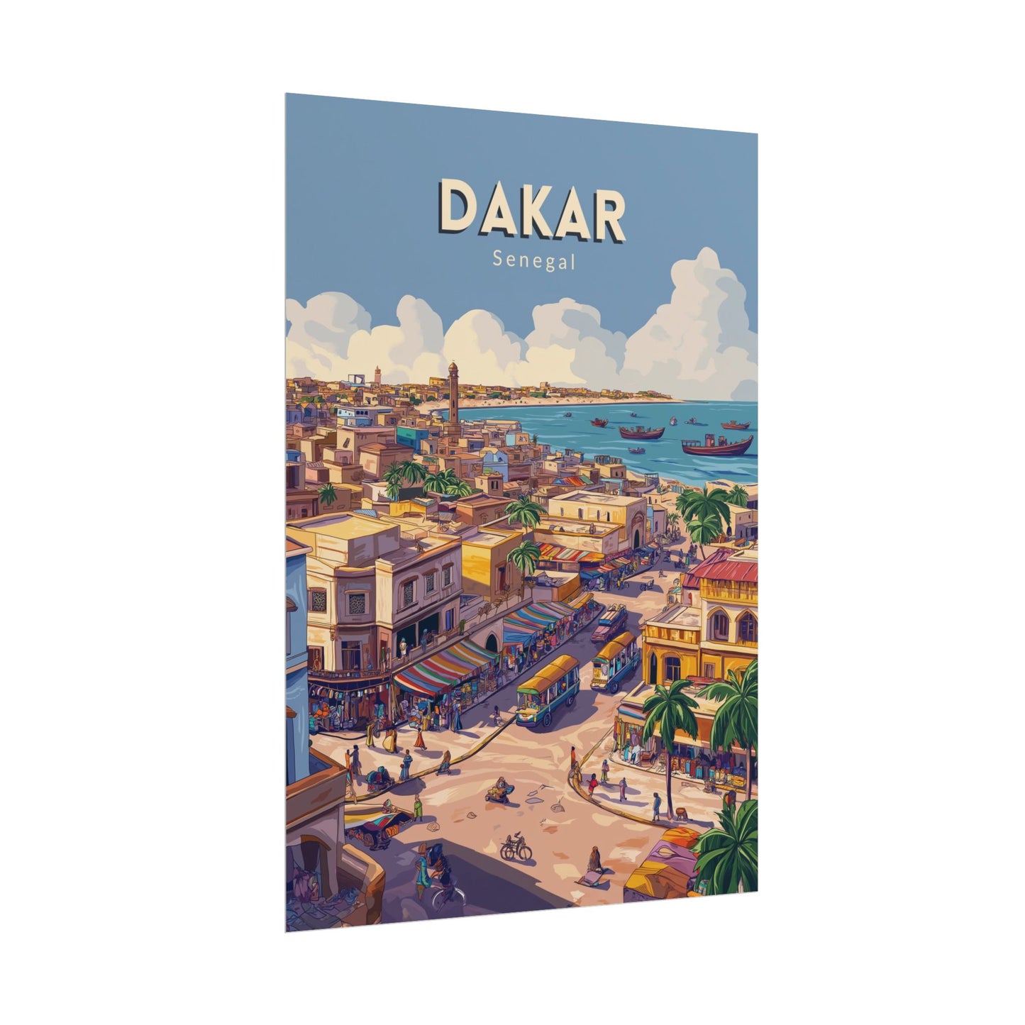 🇸🇳 Dakar - Senegal ｜ Poster