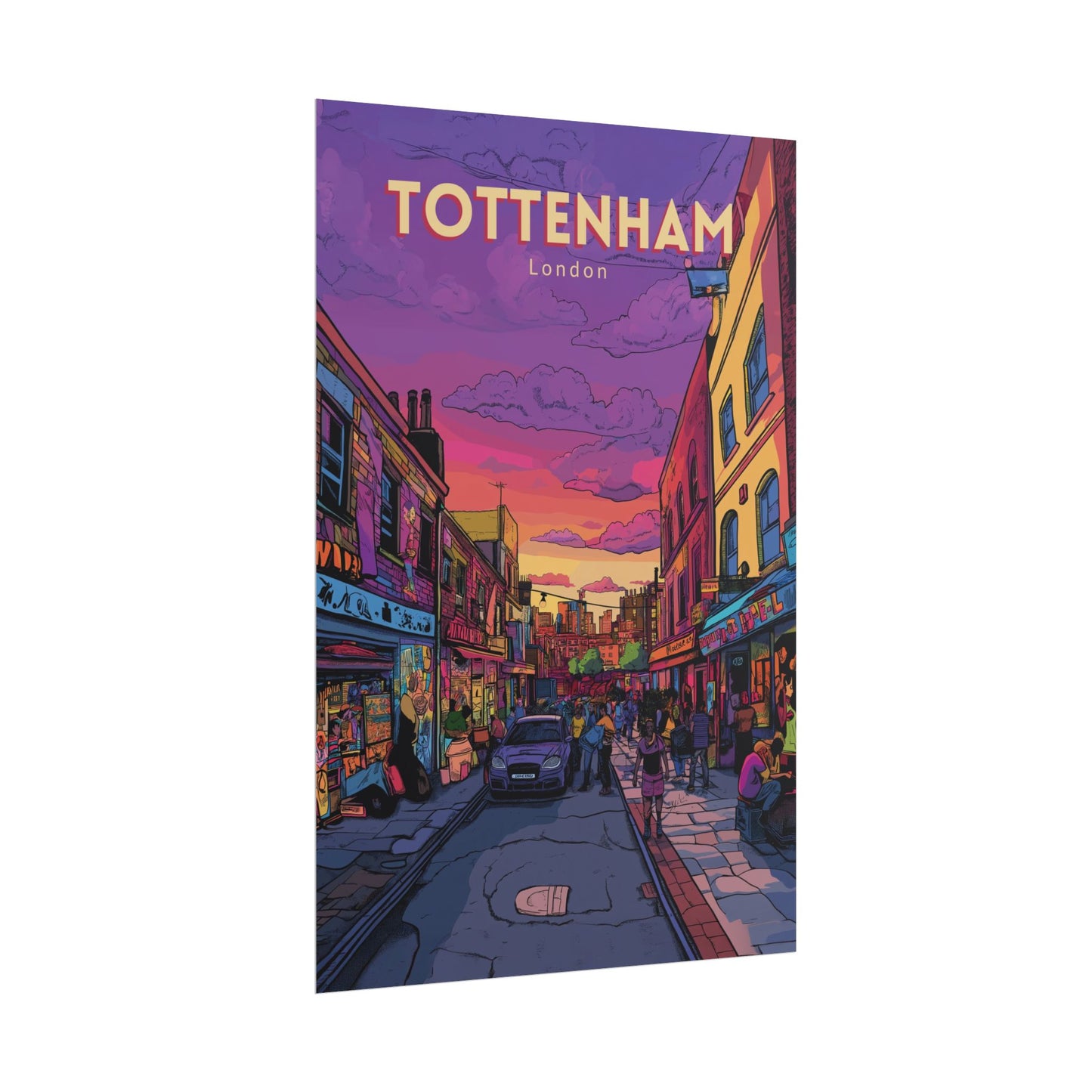 🇬🇧 Tottenham - United Kingdom ｜ Poster