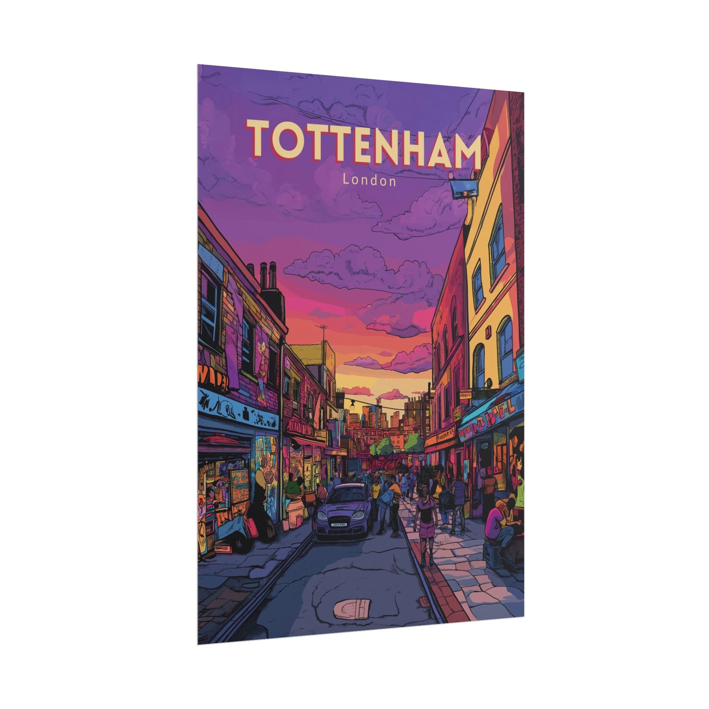 🇬🇧 Tottenham - United Kingdom ｜ Poster