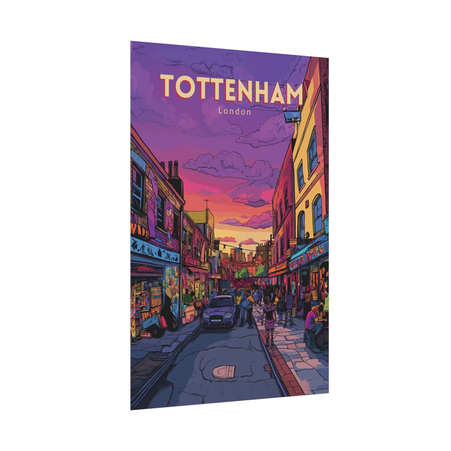 🇬🇧 Tottenham - United Kingdom ｜ Poster