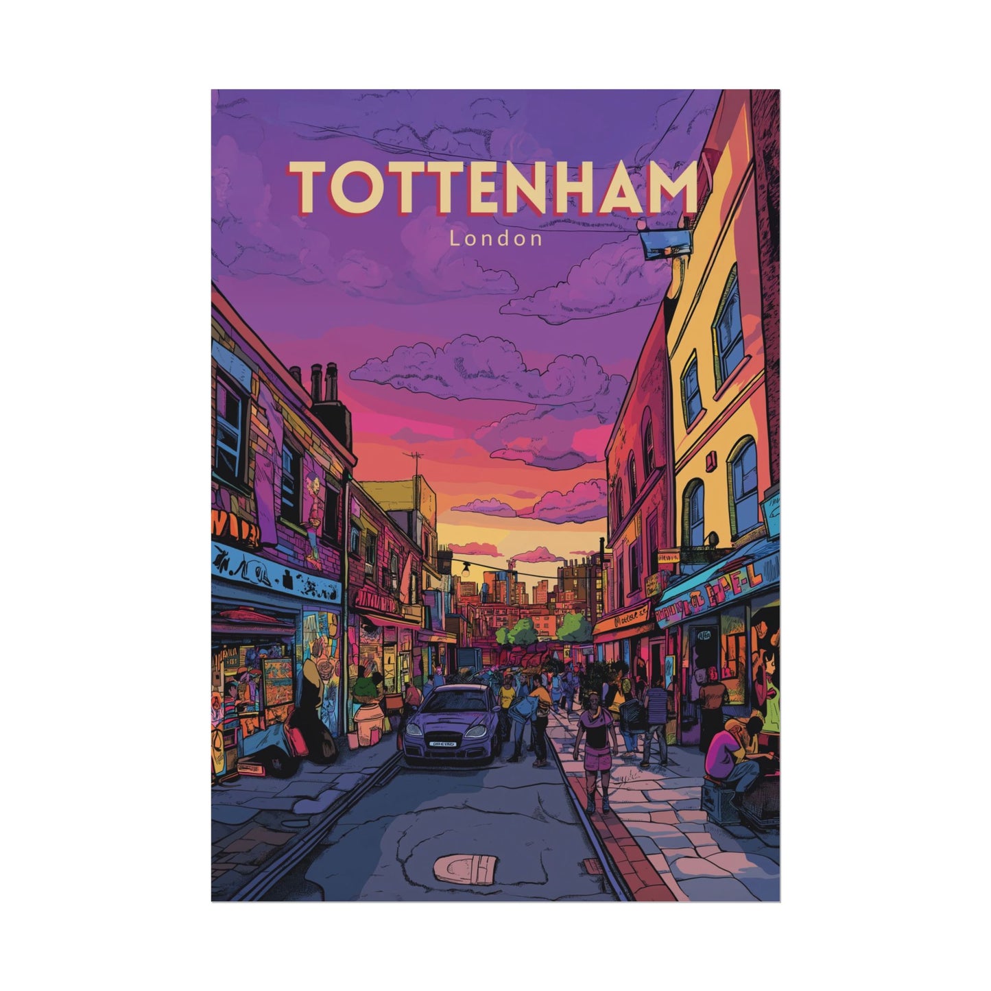 🇬🇧 Tottenham - United Kingdom ｜ Poster