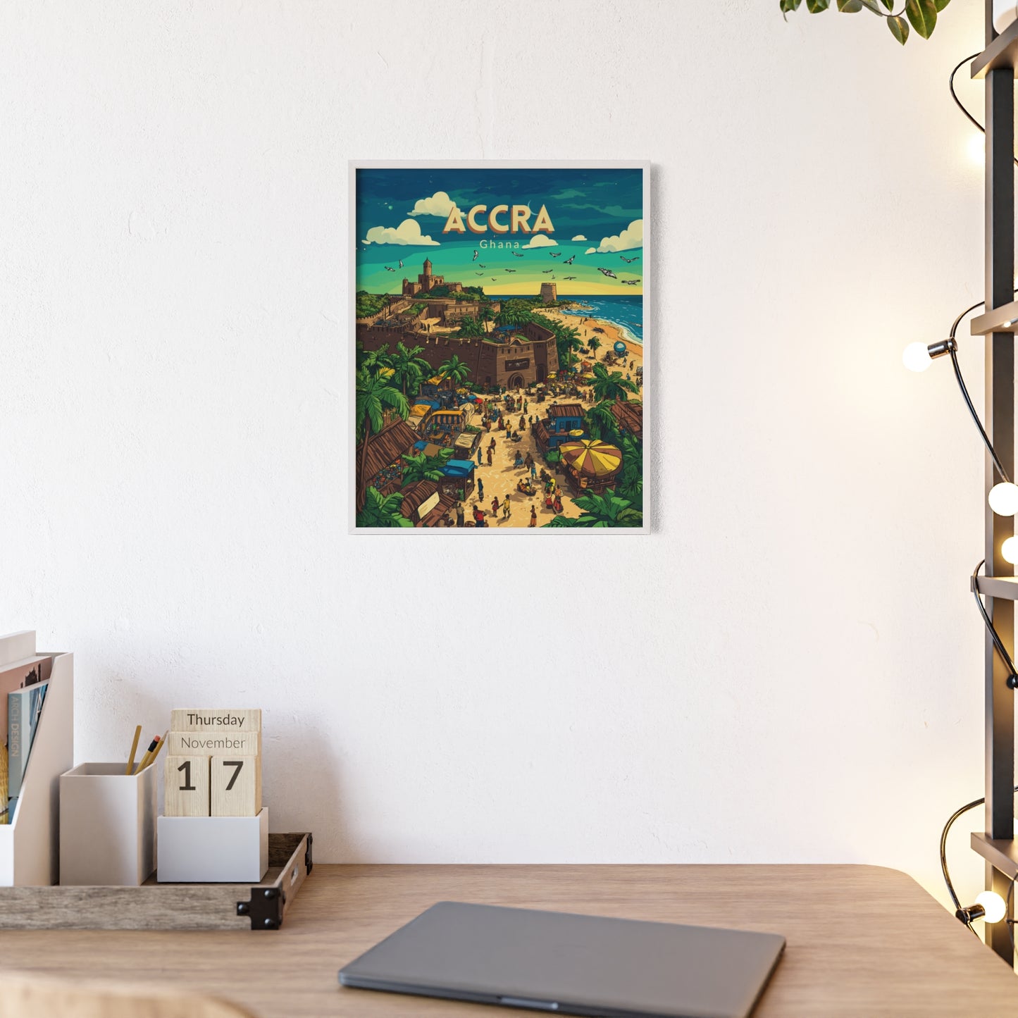 🇬🇭 Accra - Ghana ｜ Poster [FRAMED]