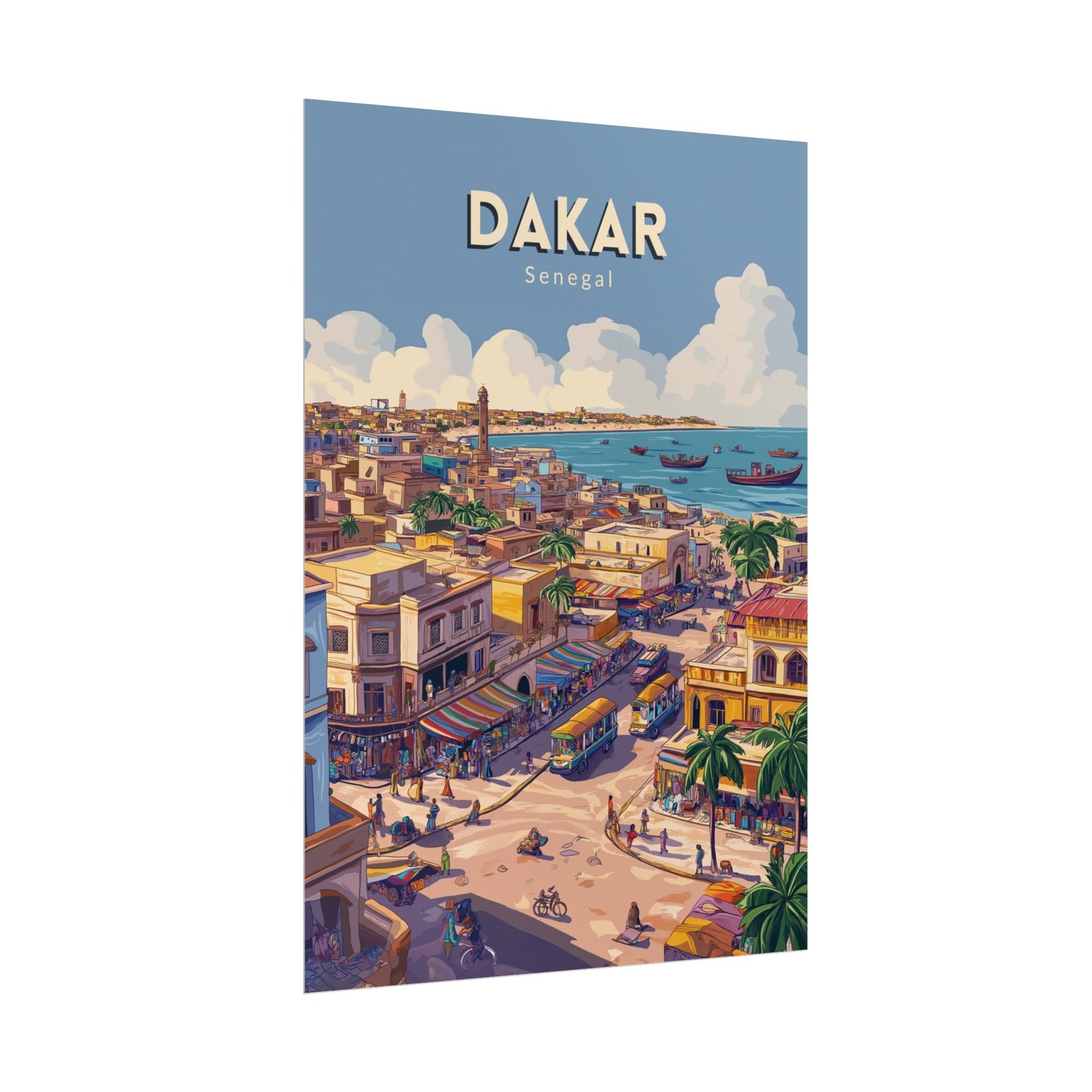 🇸🇳 Dakar - Senegal ｜ Poster
