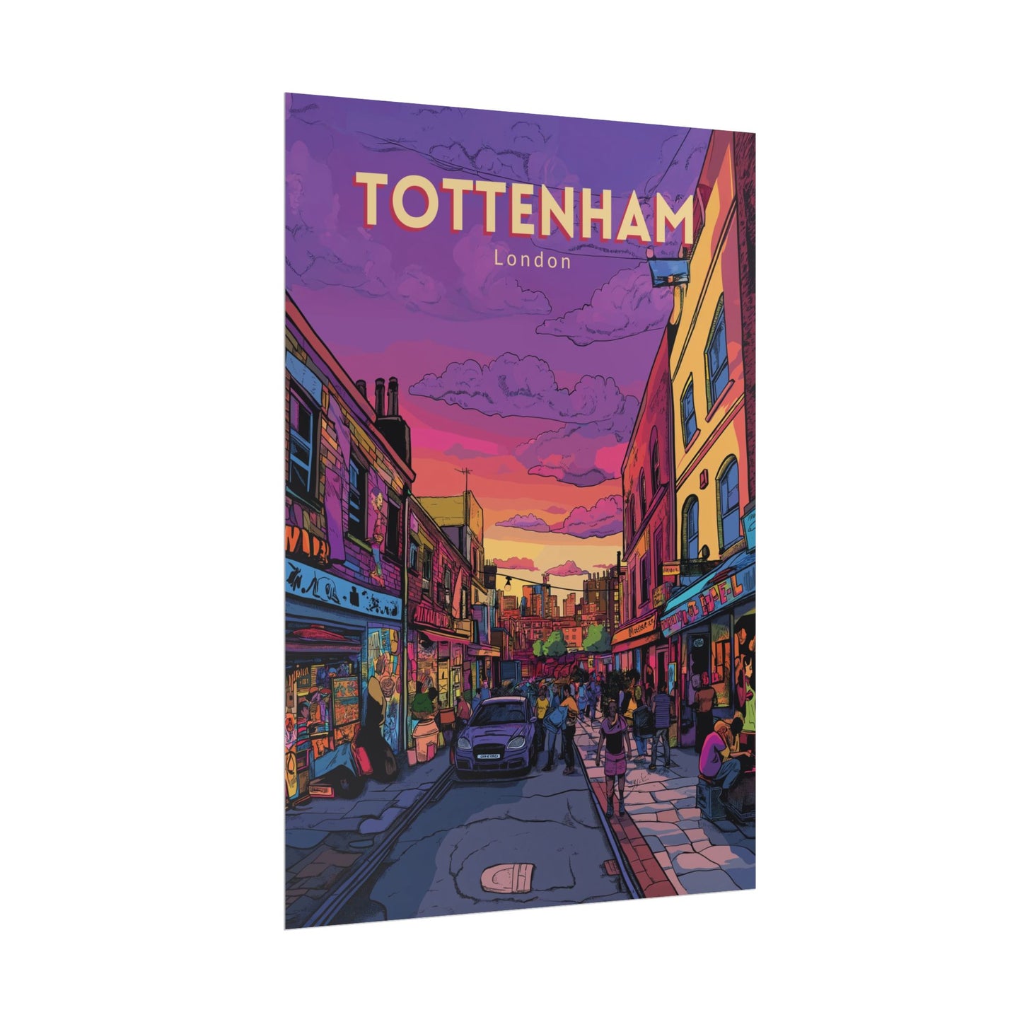 🇬🇧 Tottenham - United Kingdom ｜ Poster