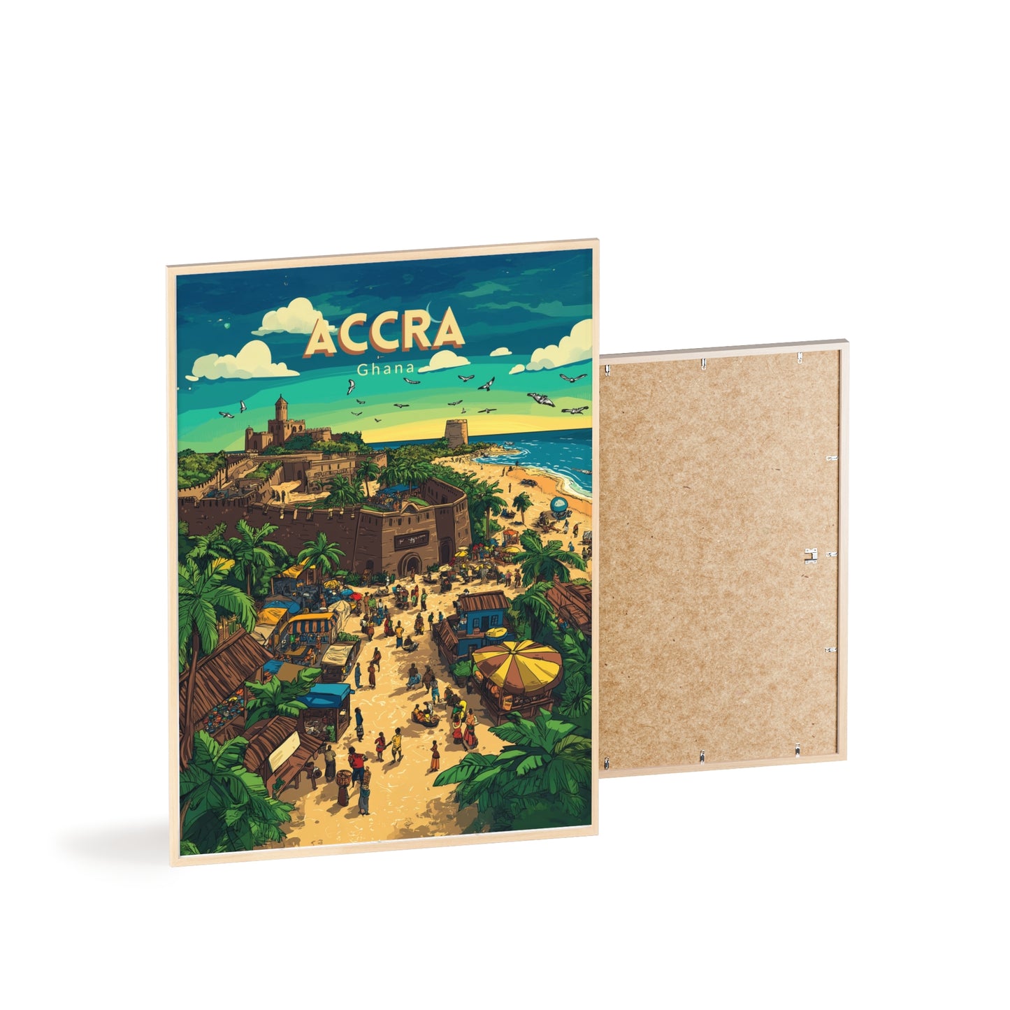 🇬🇭 Accra - Ghana ｜ Poster [FRAMED]