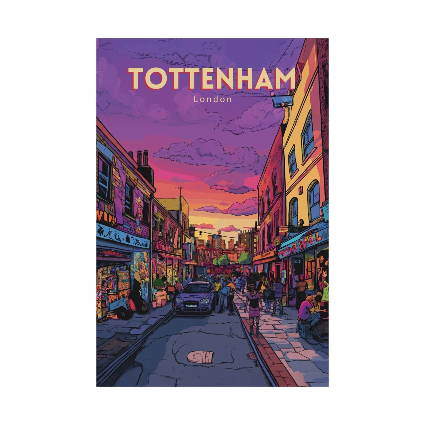🇬🇧 Tottenham - United Kingdom ｜ Poster