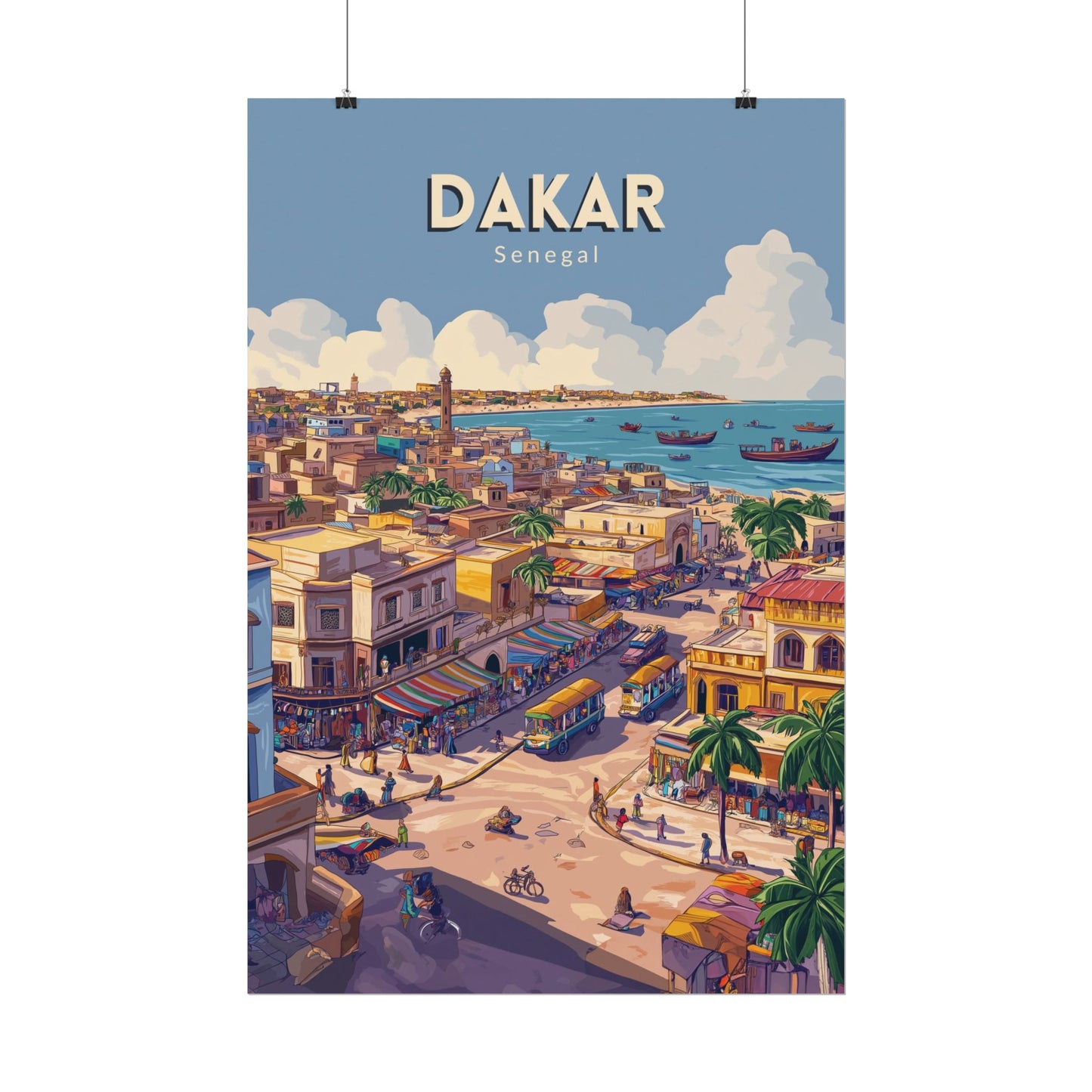 🇸🇳 Dakar - Senegal ｜ Poster