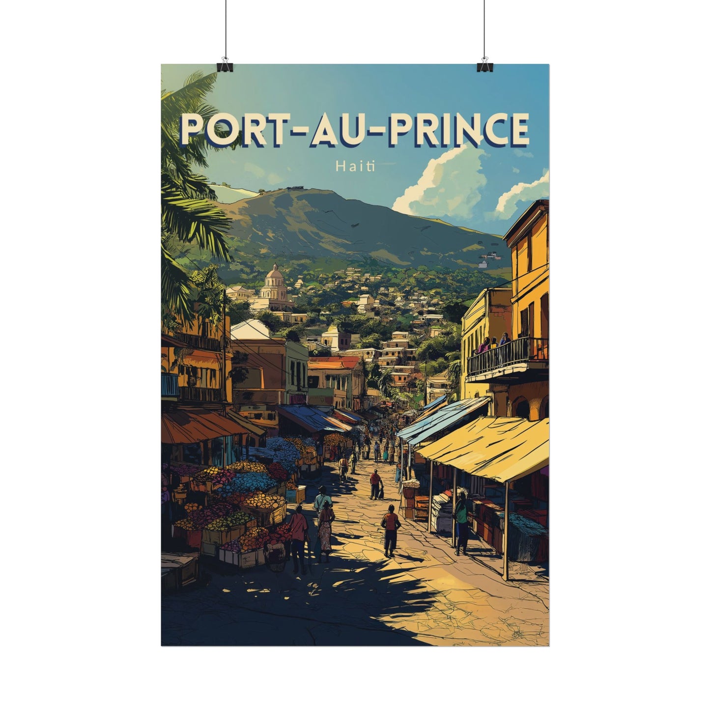 🇭🇹 Port-au-Prince - Haiti ｜ Poster