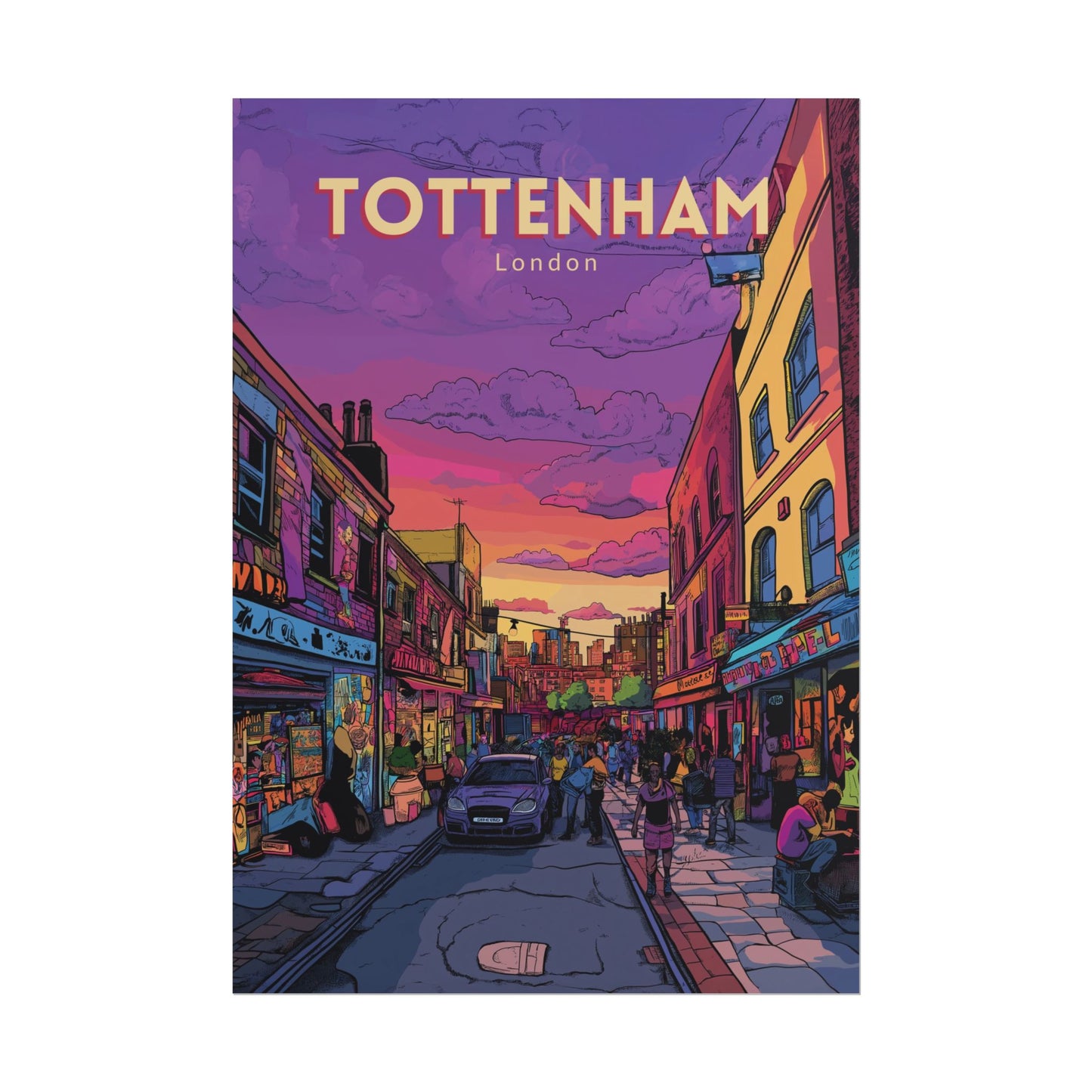 🇬🇧 Tottenham - United Kingdom ｜ Poster
